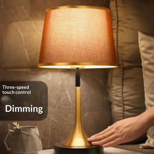 Nordic Luxury Table Lamp — Elegant Bedside & Living Room Light
