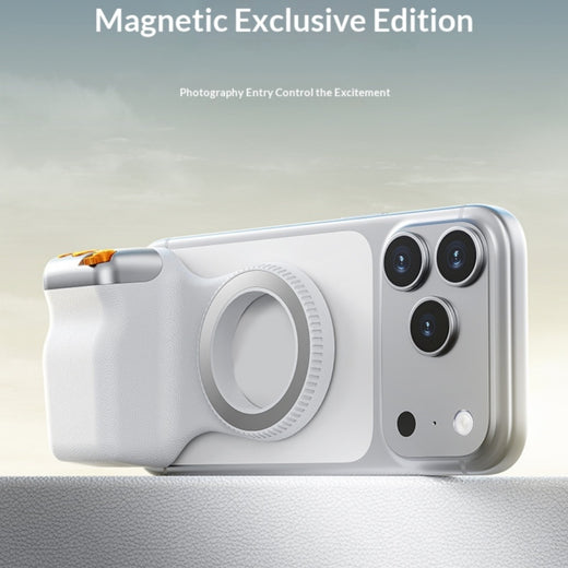 Magnetic Phone Shooting Handle — Handheld Grip for Smooth Video Filming
