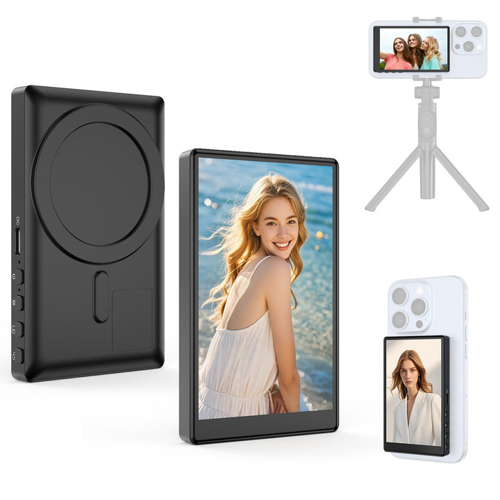 Magnetic Wireless Charging Selfie Projector — Rear Camera Selfie Device